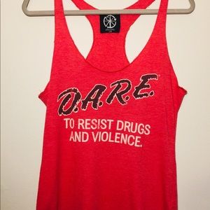 Recycled Karma D.A.R.E. Tank vintage look